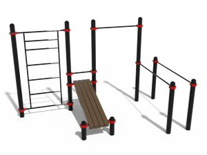 Воркаут комплекс турник, шведская стенка, брусья стандарт и наклонная скамья